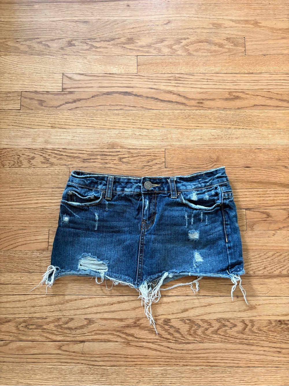 Vintage Aeropostale Blue Denim Jeans Waistband Detail